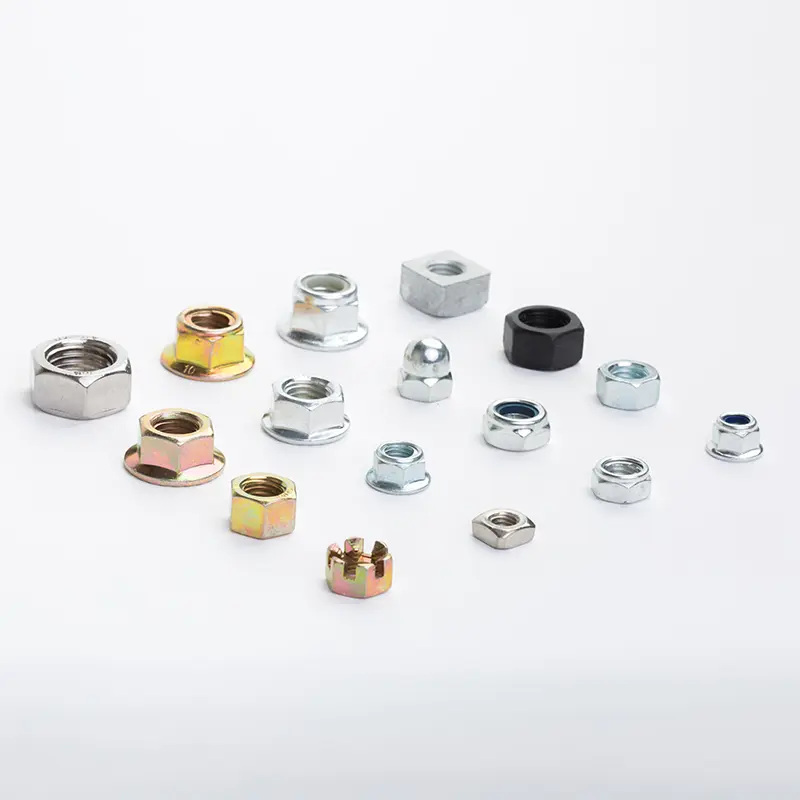 Square Nuts Four-Sided Nuts Steel Square Nuts